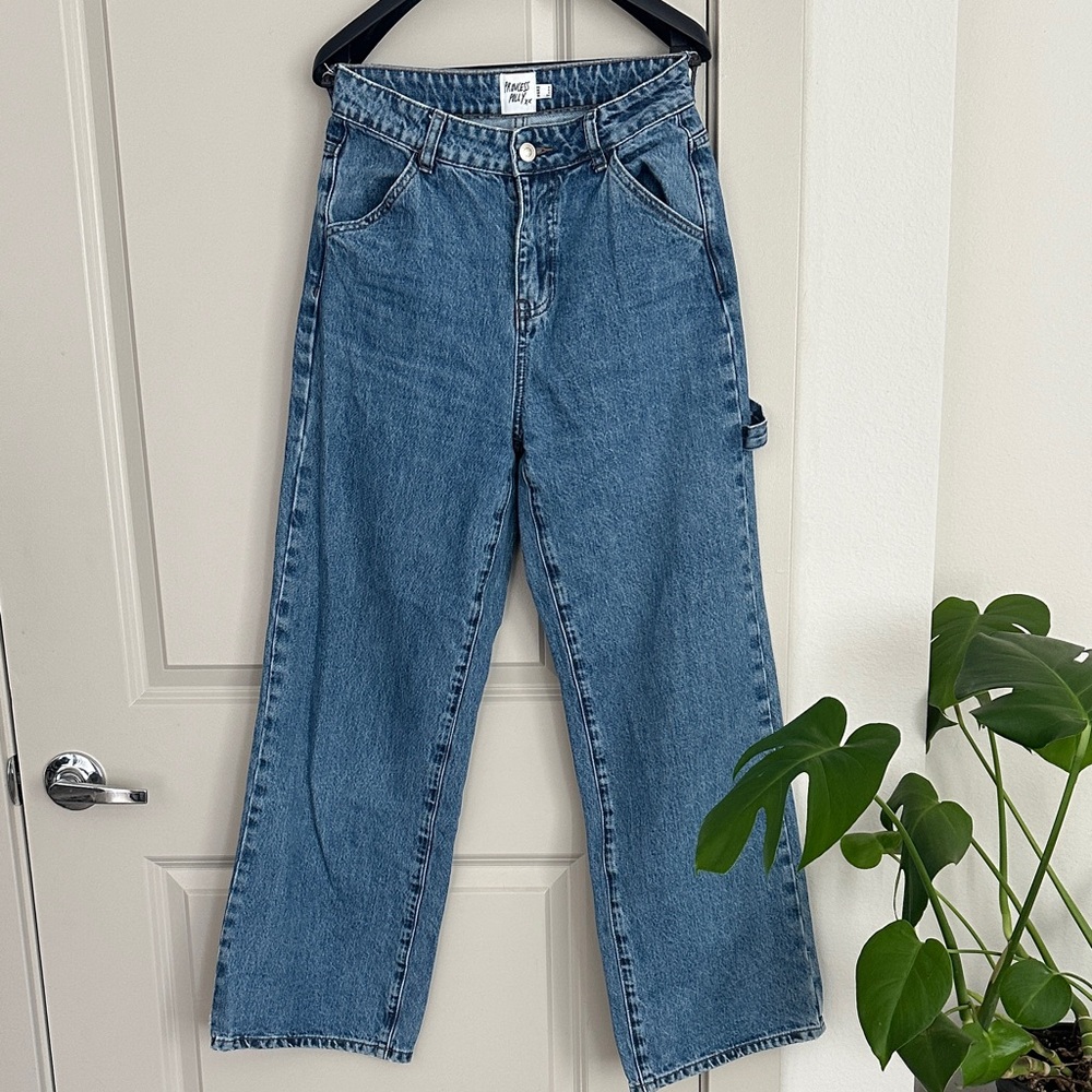 Princess Polly Carpenter Wide Leg Womens Jeans